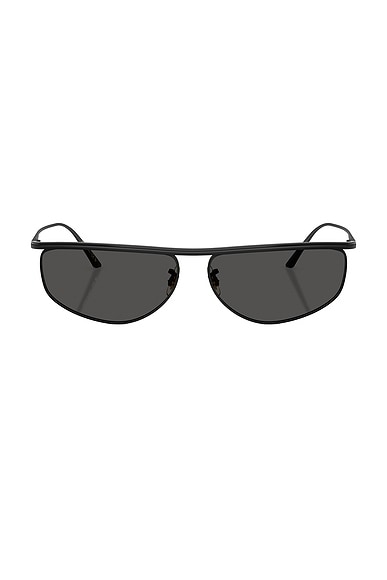 Oliver Peoples x Khaite 1986C Sunglasses in Matte Black