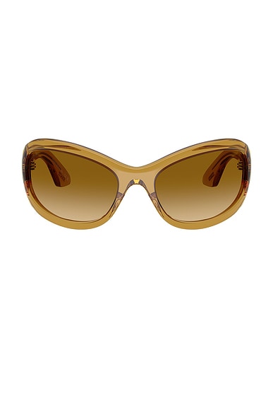 X Khaite Oval Sunglasses