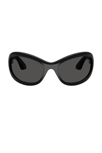 X Khaite Oval Sunglasses