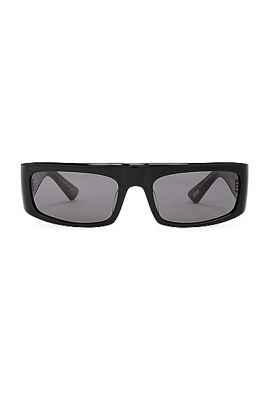 Oliver Peoples X Khaite 1979c Rectangle Sunglasses in Black