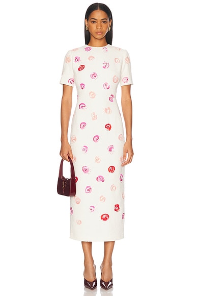 Midi Tweed Dress