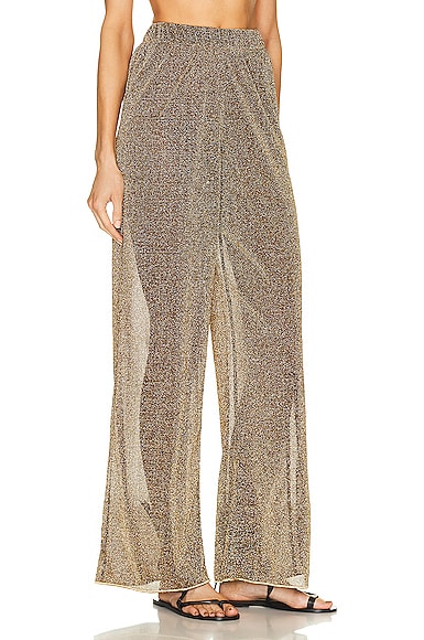Shop Oseree Lumiere Pant In Sand