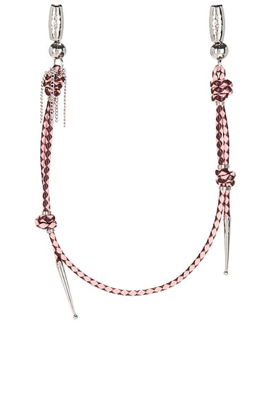 Ossa Leather Bolo Wristlet in Rosewood Multi