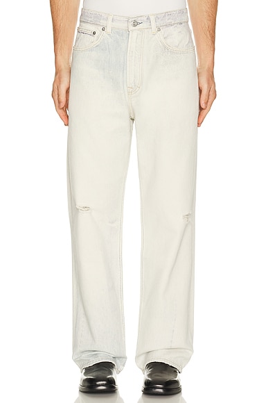 Our Legacy Third Cut Denim Jean in Digital Coffe Print