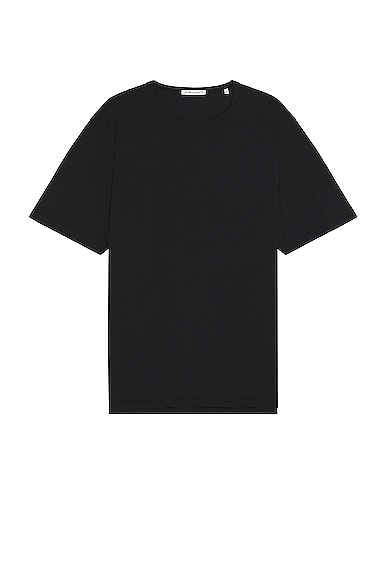 Our Legacy New Box T-Shirt in Black Clean Jersey