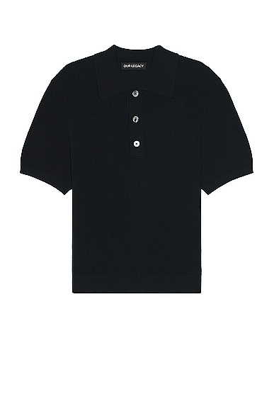 Traditional Polo in Black