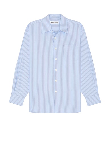 COMME des GARCONS PLAY Striped Shirt in Stripe | FWRD COMME des GARCONS PLAY Striped Shirt in Stripe | FWRD