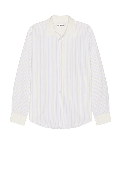 Our Legacy Beyond Button Down Shirt in Monaco Stripe