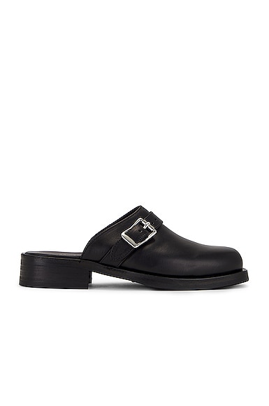 Our Legacy Camion Mule in Black Leather