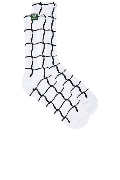 Oyster Net Socks in White