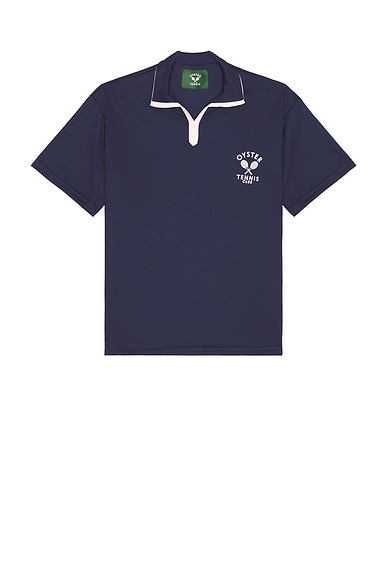 Oyster OTC On Court & Off Court Polo in Navy