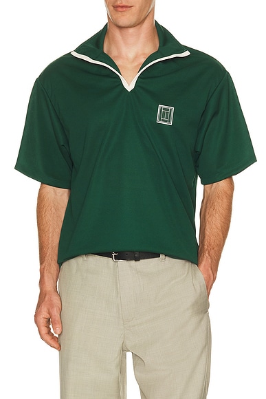 Oyster OTC On Court / Off Court Polo in Forest Green