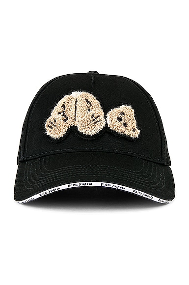 Bear Cap in black - Palm Angels® Official