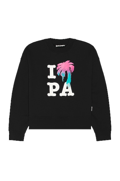 Palm Angels I Love Pa Sweater in Black