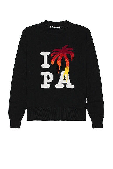 I Love Pa Sweater in Black