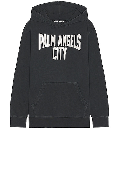 Pa City Washed Hoodie in Grey