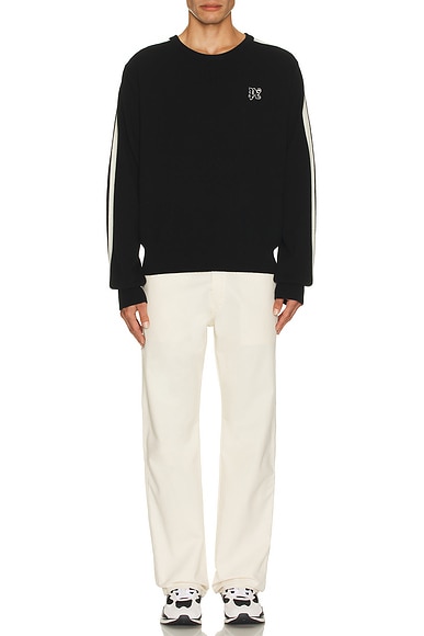 PA Monogram Track Sweater