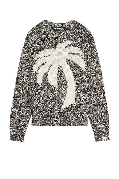 Palm Angels Palm Sweater in Melange Grey