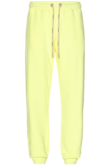 Palm Angels Logo Sweatpants in Yellow
