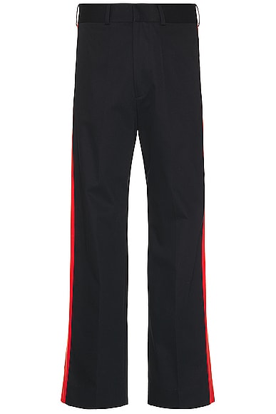 Palm Angels X Formula 1 Racing Chino Pant in Black & Red