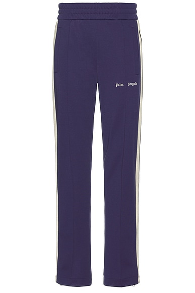 Palm Angels Classic Logo Track Pants in Navy