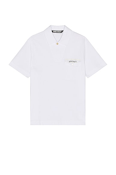 Palm Angels Polo in White