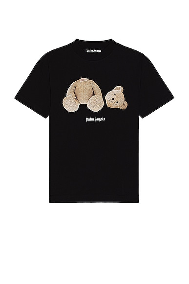 Palm Angels Pa Bear Classic Tee in Black