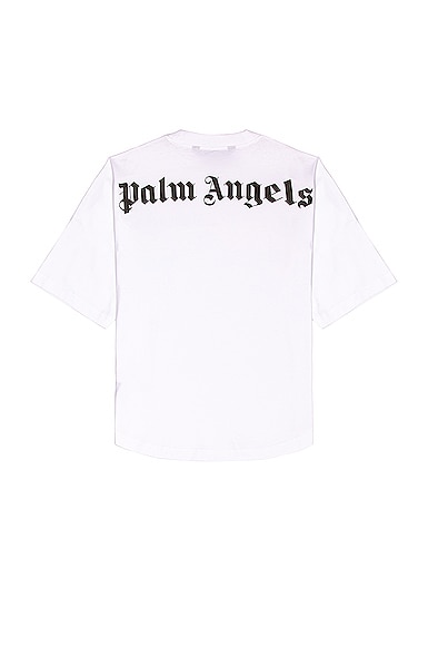 Palm Angels Classic Logo Over Tee in White