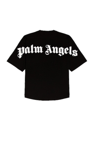 Palm Angels Classic Logo Over Tee in Black