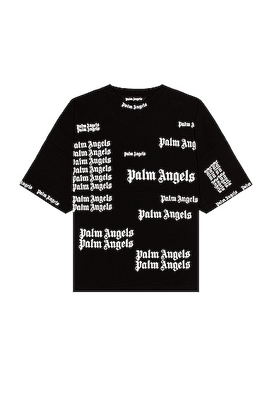 【PALM ANGELS】ウルトラ ロゴ Palm Angels Ultra Logo Over Tee in Black | FWRD