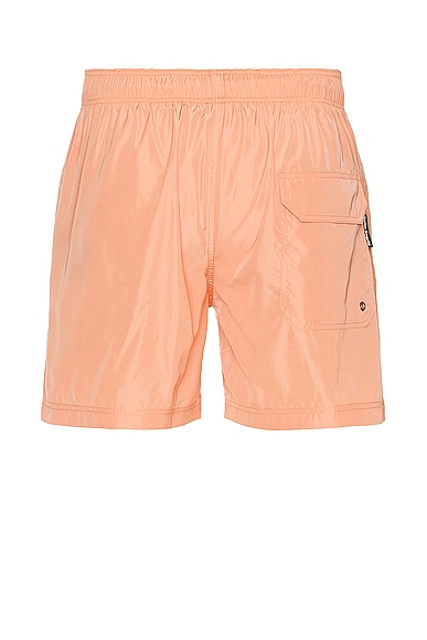 Shop Palm Angels Pa City Swim Short In Pink & Red
