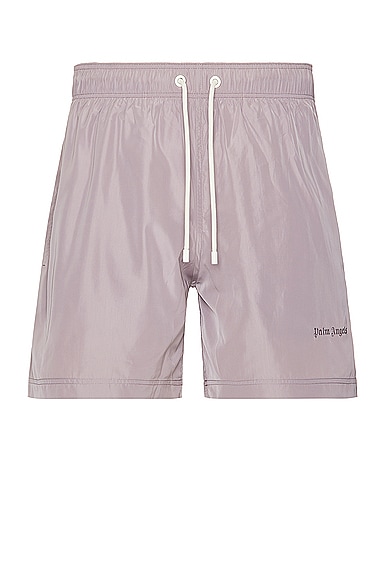 Palm Angels Classic Logo Swimshort in Lilac