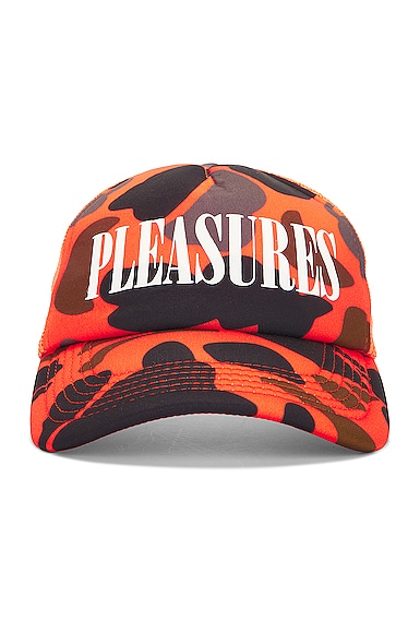 Pleasures Lithium Trucker Cap In Hunter Camo