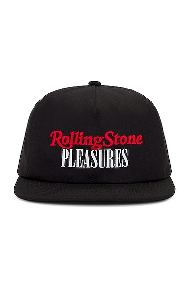 Pleasures Rolling Stone Hat In Black