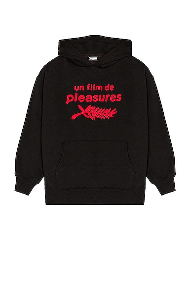 Pleasures Film Hoody in Black