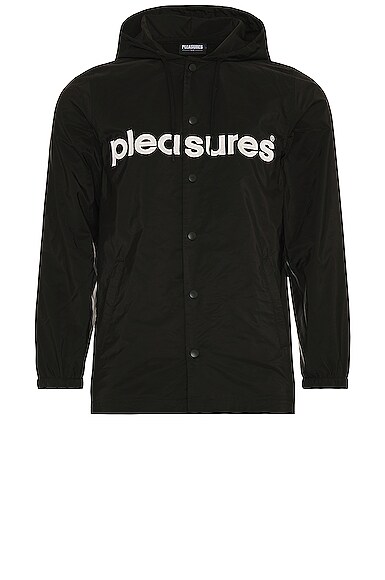Pleasures Keys Coaches Jacket in Black