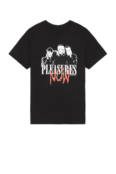 Pleasures Masks T-shirt In Black
