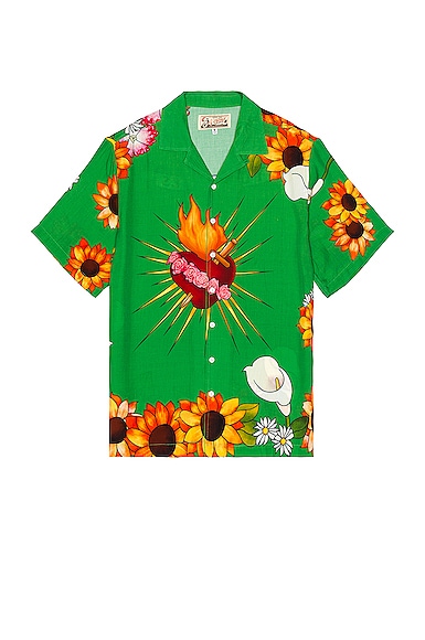 Heart Button Down