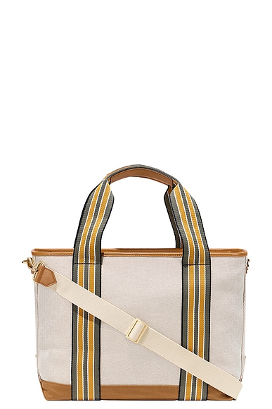 Shop Paravel Medium Cabana Tote Bag In Shandy