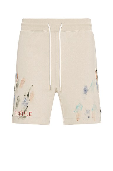 French Terry Paint Shorts