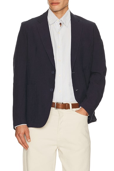 Tailored Linen Blazer