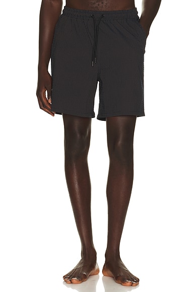 Rowan Seersucker Swim Shorts