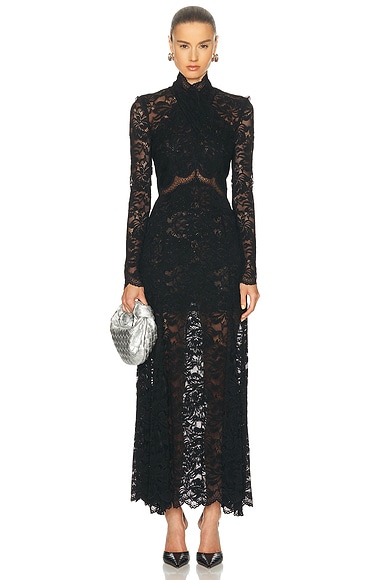 Long Sleeve Lace Maxi Dress