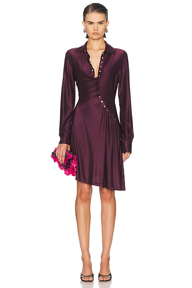 Button Mini Dress
