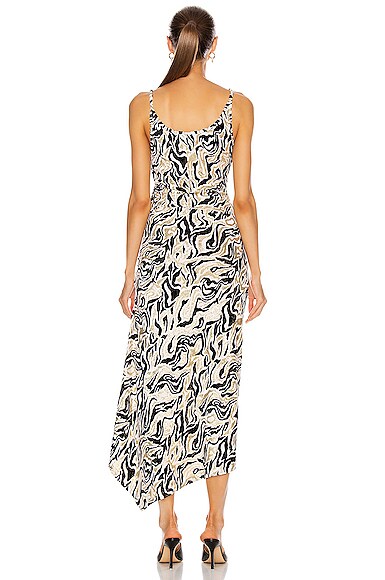 jasmine tie side choker dress