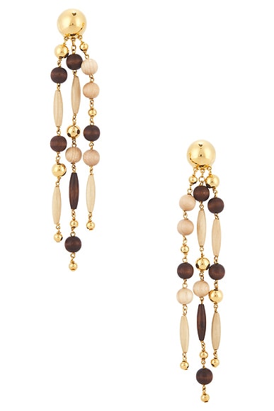 Wood Dangle Earrings