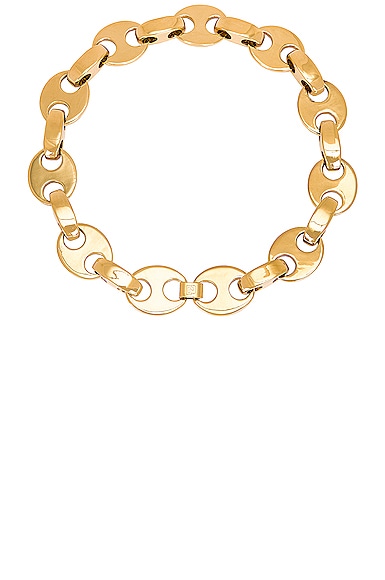 PACO RABANNE Eight Necklace in Metallic Gold