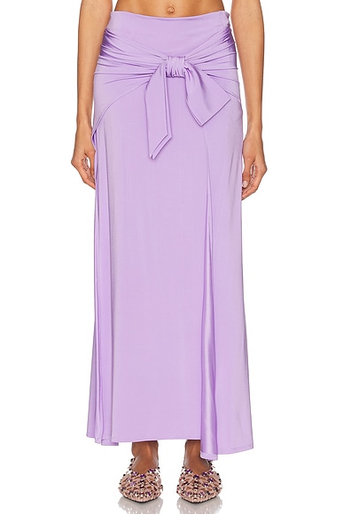 Tie Maxi Skirt