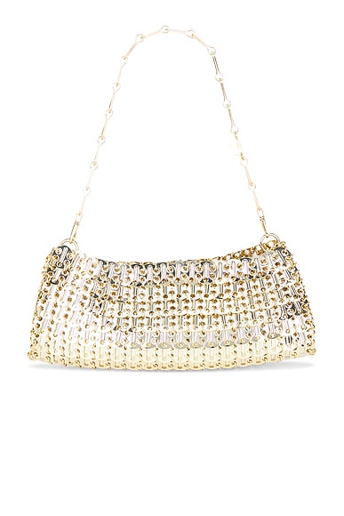 RABANNE Chain Shoulder Bag in Light Gold