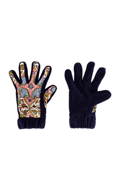 Iranian Print Fleece Gloves